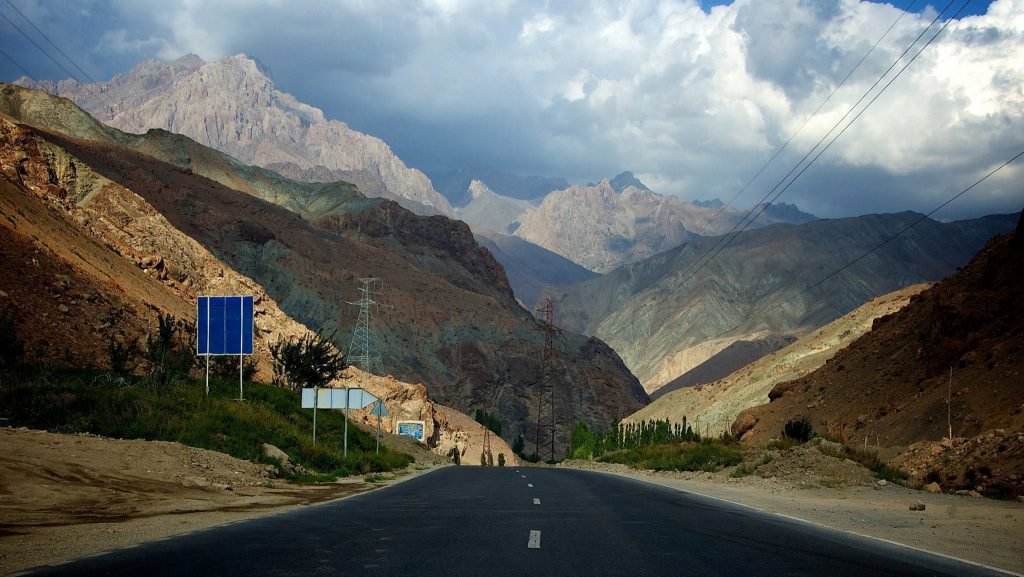 Tajikistan Mountain Road