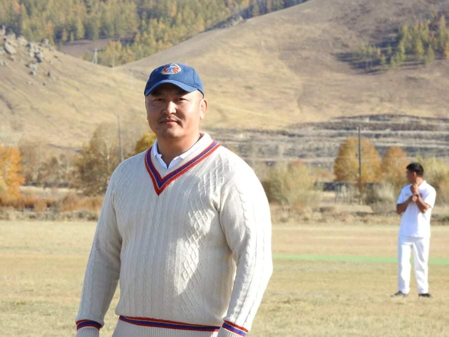 Battluga Gombo Mongolia Cricket