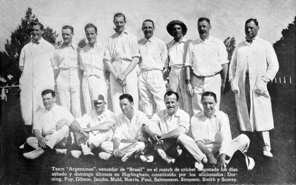 The Argentina cricket team of 1921