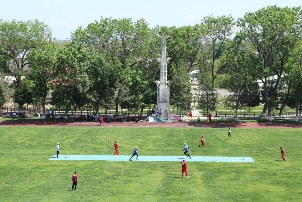 Friendly Cricket Match between Anfa Cricket Club and India Club Tashkent, Uzbekistan