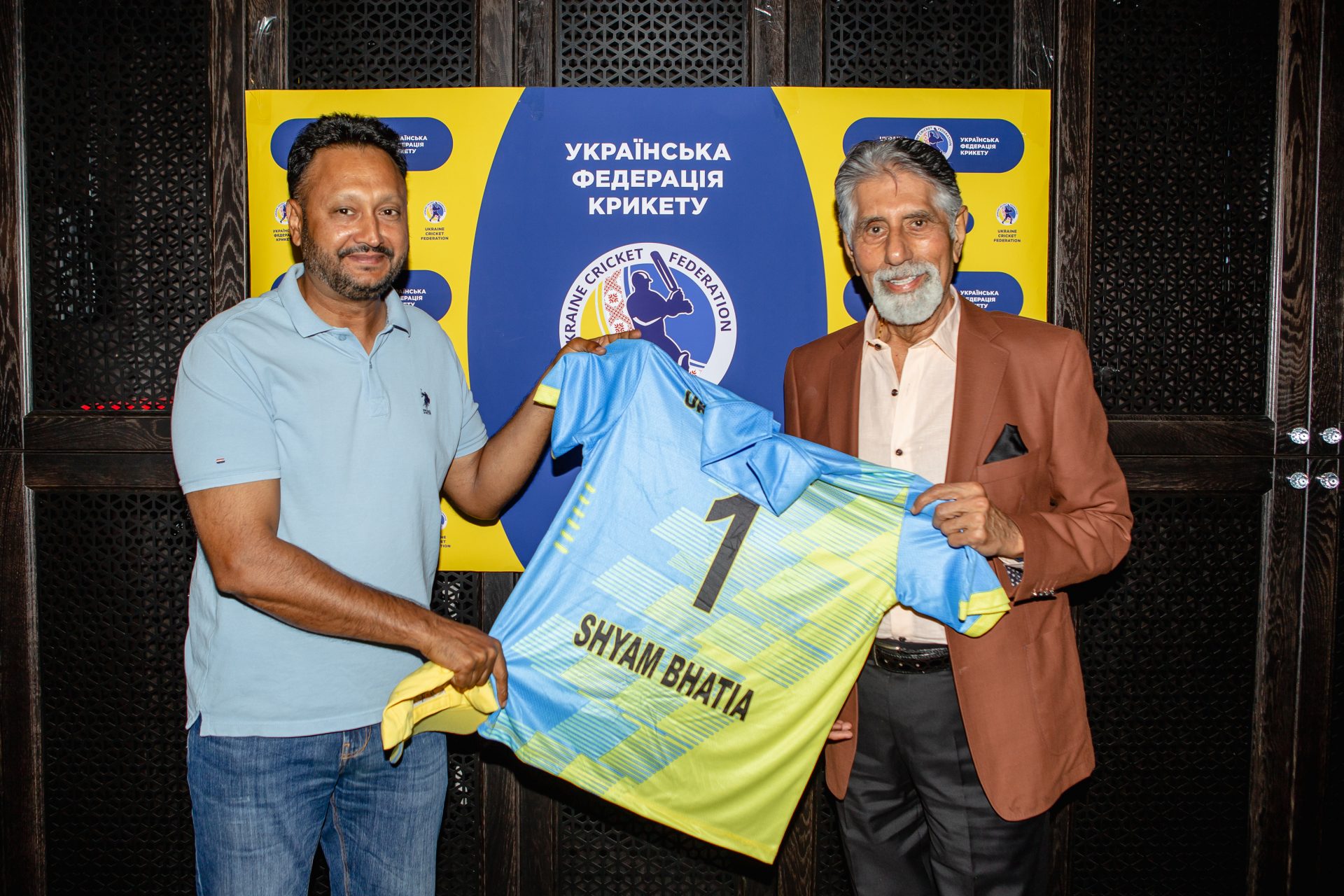 Dubai millionaire Shyam Bhatia unveiled as patron of Ukrainian Cricket