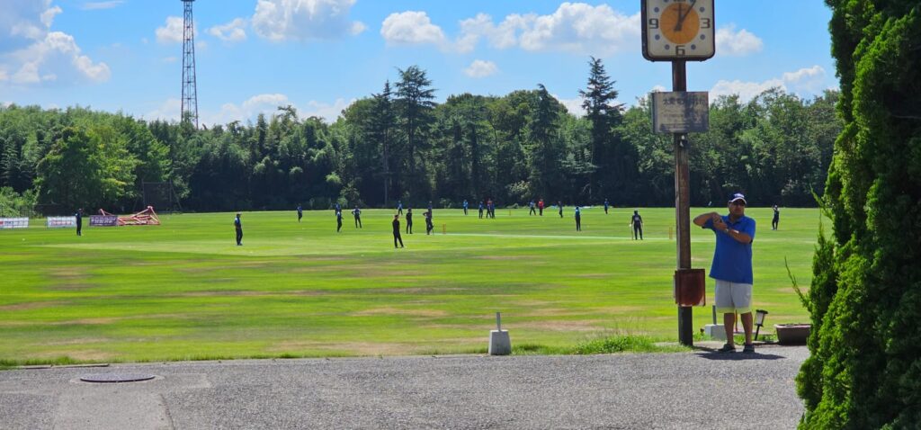 Domestic cricket in action in Japan (Photo: Sagir Parkar)
