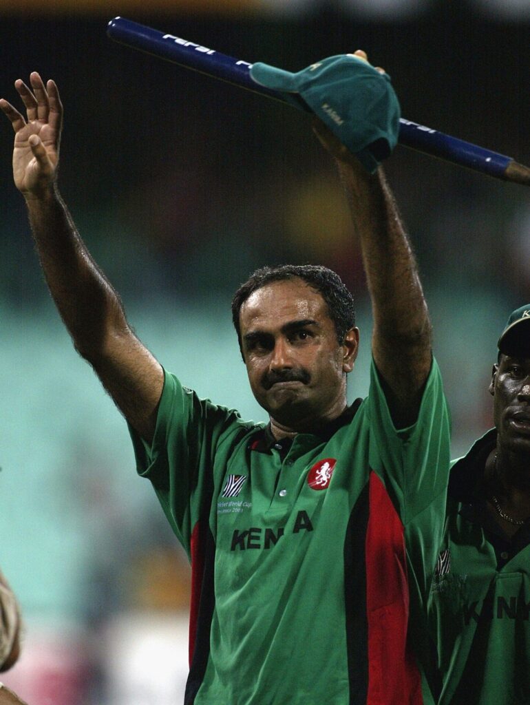 Aasif Karim celebrates his bowling spell vs Australia, 2003 World Cup (Photo: Facebook)