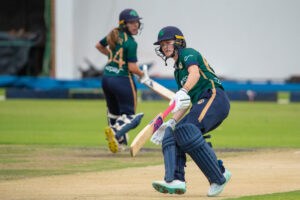 Gaby Lewis in action. (Zimbabwe Cricket)